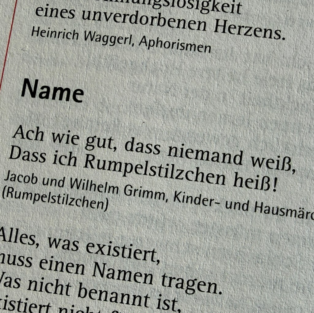 #kulturwissen – Gedanken zum&nbsp;Rumpelstilzchen